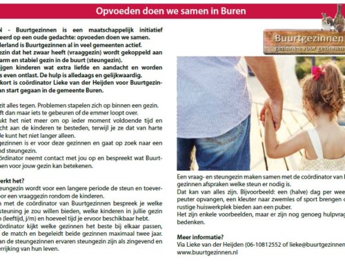 Opvoeden doen we samen in Buren – Fruitbode