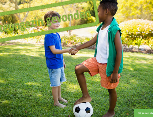 Sportieve jongen zoekt speelmaatje!