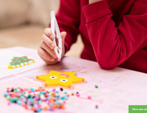 Wie geeft dit creatieve meisje een fijne zaterdag?