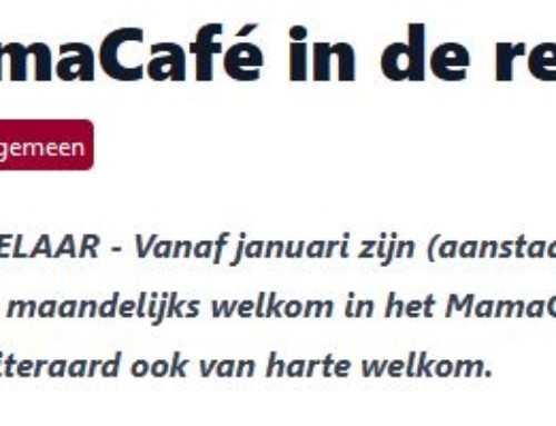 Nieuw: MamaCafé in de regio – Groesbeek Gemeentenieuws
