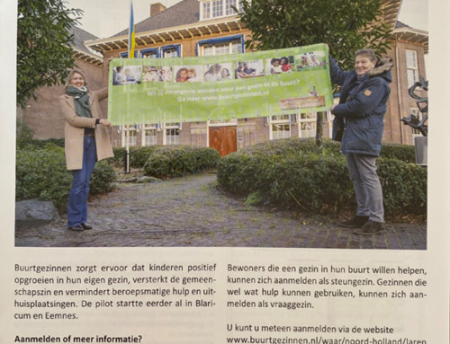 Buurtgezinnen ook in Laren – Gemeente Laren