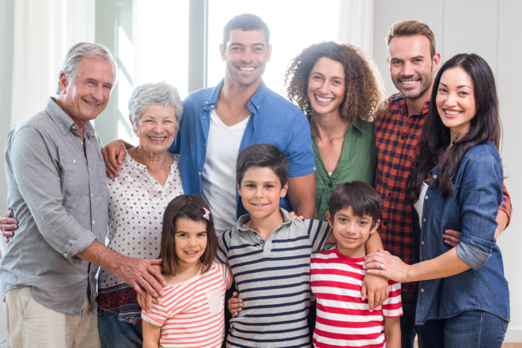 Portrait,Of,Happy,Family,Together,At,Home