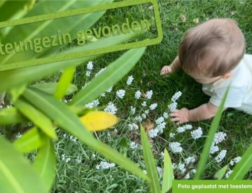 Kleine meid wil met jullie op pad!