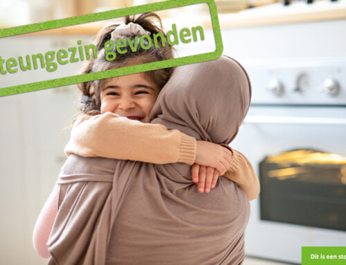 Vanuit mama’s armen de wereld in..