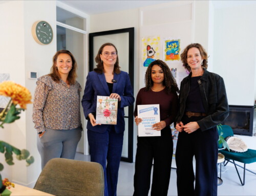 Een bijzonder bezoek bij een steungezin in Delft!