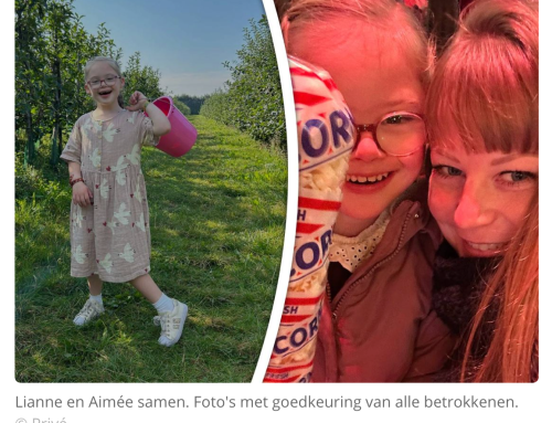Rijnmond nieuws: Aimée (8) heeft Downsyndroom en kreeg Lianne als steunmoeder: ‘Ze kijkt anders naar de wereld’