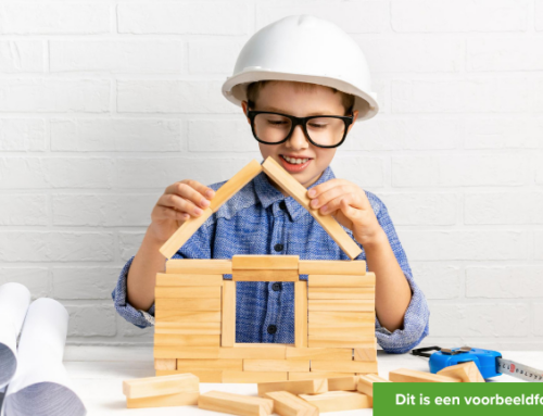 Wie wil samen met deze jongen bouwen, spelen en ontdekken?